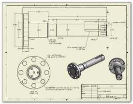 shaft CAD dwg