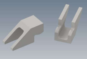 3D Render of Buckstay Clips