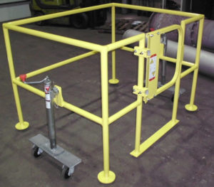 Movable Safety Barrier - Side View