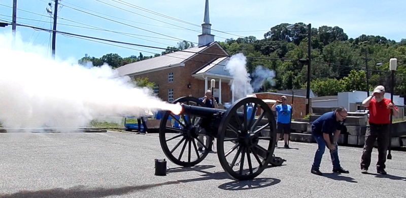 1841 Field Gun - Test Fire