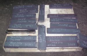 Pallet of Bars to be Cut